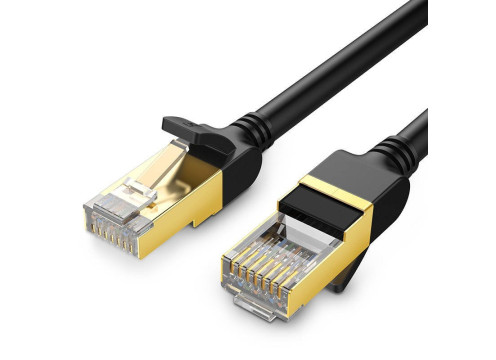UGREEN CAT7 F/FTP | 10Gbps | 600MHz | 28AWG | 1m Gold Plated Cable