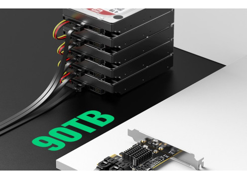 UGREEN PCI-E to x5 SATA3.0 Expansion Card