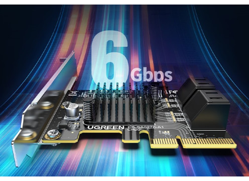 UGREEN PCI-E to x5 SATA3.0 Expansion Card