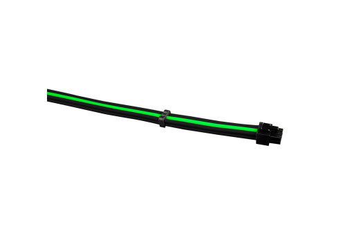 1StPlayer Steampunk 35cm Power Extension Cables Black-Green