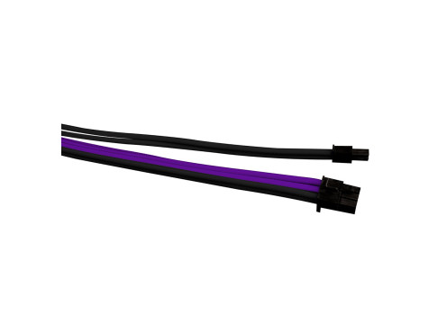 1StPlayer Steampunk 35cm Power Extension Cables Black-Purple