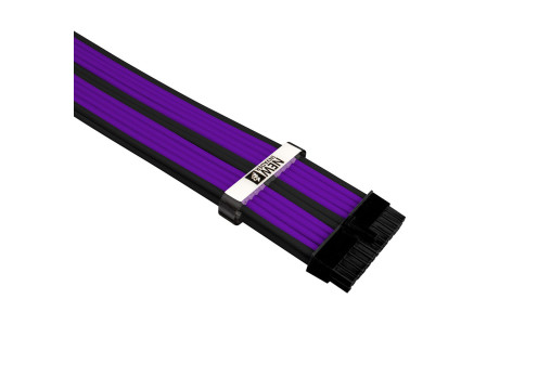 1StPlayer Steampunk 35cm Power Extension Cables Black-Purple