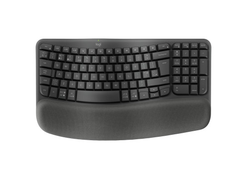 מקלדת ארגונומית אלחוטית Logitech Wave Keys