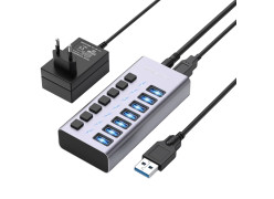 Acasis USB-A to 7-Ports USB-A 3.1 10Gbps 24W HUB