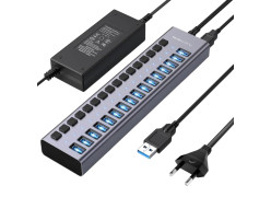 Acasis USB-A to 16-Ports USB-A 3.1 10Gbps 96W HUB