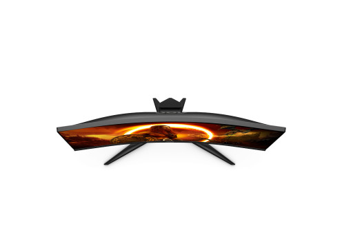 מסך מחשב קעור לגיימינג AOC 23.6" VA FHD 165Hz 1ms 1500R