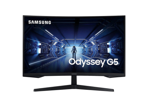מסך מחשב קעור לגיימינג Samsung 27" Odyssey G5 VA WQHD 144Hz 1ms 1000R