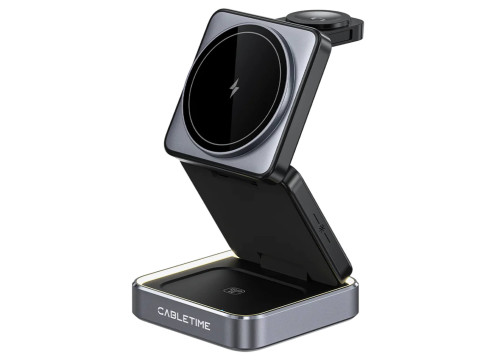 מעמד טעינה CABLETIME 3-IN-1 Wireless