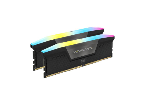 זיכרון למחשב Corsair Vengeance RGB DDR5 64GB (32GBx2) 6400 CL32