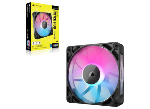 Corsair iCUE LINK RX120 RGB PWM 120mm Single Fan Expansion
