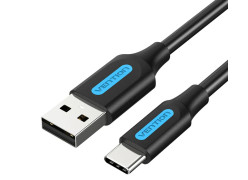 Vention USB-A to USB-C 3A/5Gbps "Fast Charging and Data Transfer" 1m Cable