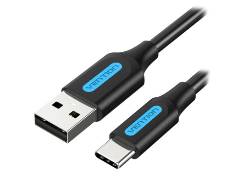 Vention USB-A to USB-C 3A/5Gbps "Fast Charging and Data Transfer" 2m Cable