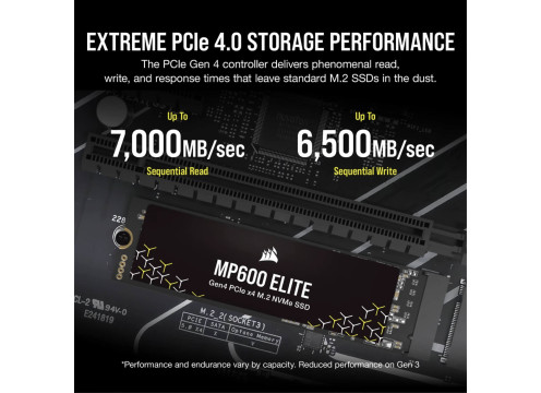 Corsair SSD 2TB MP600 ELITE NVMe Gen4x4 M.2