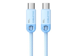 CABLETIME USB-C 100W Charging Cable 1m - Blue