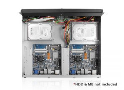 iSTAR Industrial grade 2U chassis for DUAL MINI-ITX system