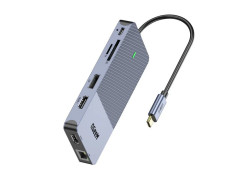 QGeeM 11in1 4K USB-C with PD100W DisplayLink Dock