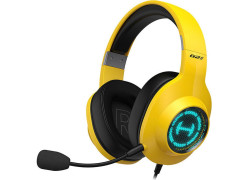 אוזניות קשת עם חיבור USB מבית המותג אדיפייר עם מיקרופון מובנה לגיימינג בצבע צהוב Edifier G2 II Gaming 7.1 Headphones with NC 50mm