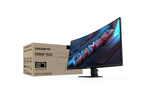 Gigabyte 27" GS27QC VA QHD 170Hz 1ms 1500R Curved Gaming Monitor