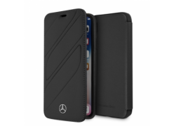 CG Mobile IPhone XR MERCEDES Genuine Leather Booktype Case NEW ORGANIC I - Black