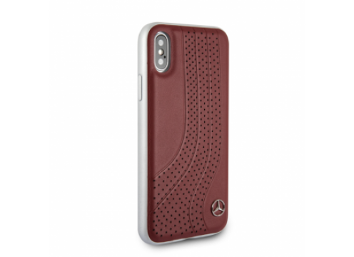 CG Mobile IPhone XR MERCEDES Genuine Leather Hard Case NEW BOW I - Brown