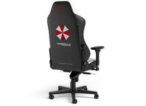 כיסא גיימינג Noblechairs HERO Resident Evil Umbrella Edition בצבע לבן/שחור