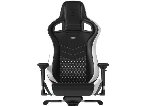 כיסא גיימינג משרדי עור אמיתי Noblechairs EPIC Real Leather שחור/לבן/אדום
