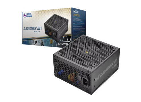 ספק כוח Super Flower Leadex III 850W ATX3.1 Gold