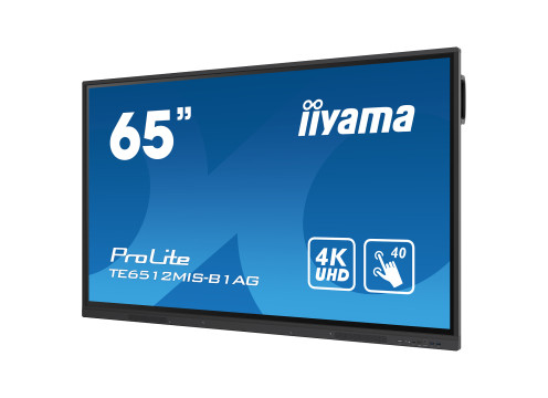 מסך מגע אינטראקטיבי IIYAMA 65" ProLite IPS 4K PureTouch-IR 40pt Touch