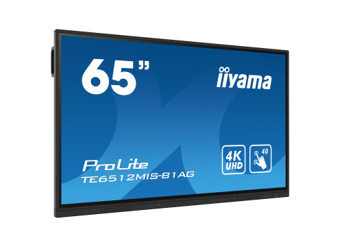 מסך מגע אינטראקטיבי IIYAMA 65" ProLite IPS 4K PureTouch-IR 40pt Touch