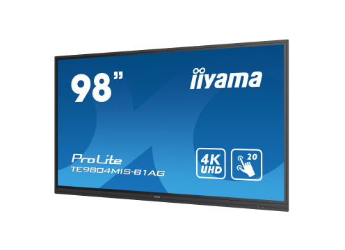 מסך מגע אינטראקטיבי IIYAMA 98" ProLite IPS 4K UHD PureTouch-IR 20pt Touch