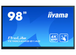 מסך מגע אינטראקטיבי בגודל 98 אינצ' IIYAMA 98" ProLite IPS 20pt Touch 4K Interactive