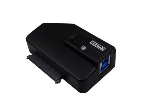 STLAB USB 3.0 to SATA3 Adapter with One Touch Backup