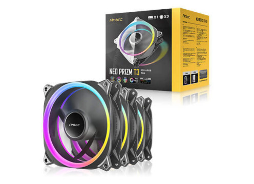 Antec Neo Prizm T3 120 ARGB x3 Fans