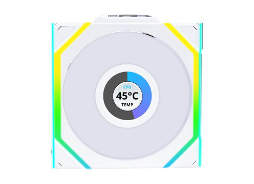 Lian-Li UNI SL Wireless LCD 120mm Reverse White Fan
