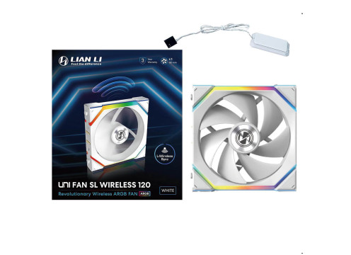 Lian-Li UNI SL Wireless 120mm White Fan