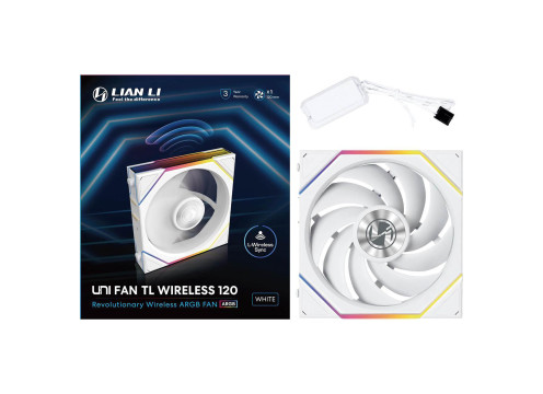 Lian-Li Cooler TL120 UNI Wireless White Fan