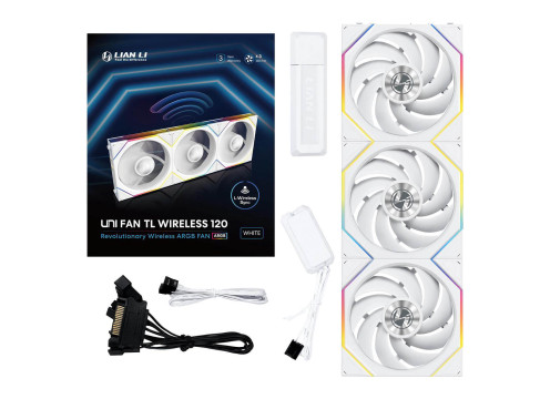 Lian-Li TL120 UNI Wireless LED White 3xFans