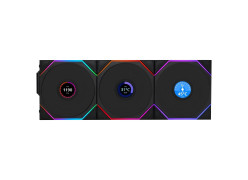Lian-Li TL120 UNI Wireless LCD 120mm Black 3x Fans