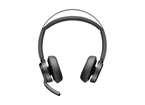 אוזניות קשת אלחוטיות עם מיקרופון מובנה Poly Voyager Focus 2 UC (ללא מעמד)