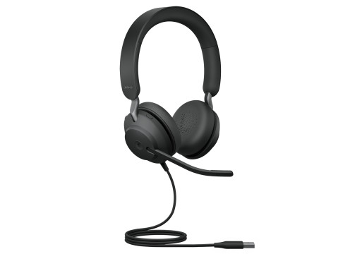 אוזניות קשת חוטיות עם מיקרופון מובנה Jabra Evolve2 40 SE USB-A MS Stereo