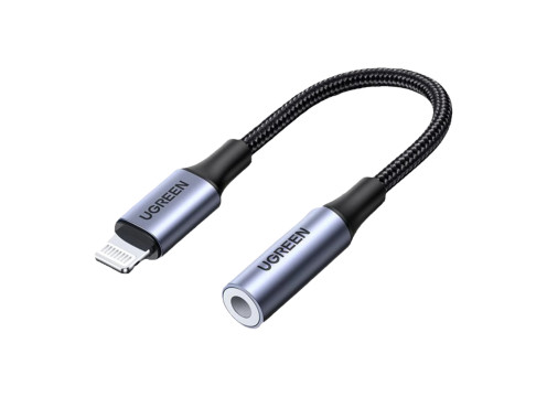 UGREEN Lightning to 3.5mm 48KHz/24bit DAC Apple MFi Adapter