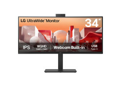 מסך מחשב קעור LG 34" UltraWide IPS QHD 60Hz 5ms 3800R