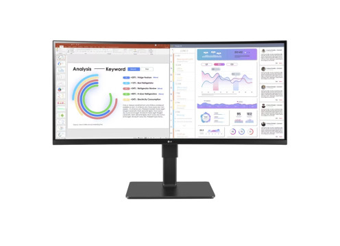 מסך מחשב LG 34" UltraWide IPS WQHD 60Hz 5ms