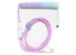 Ducky Coiled USB-A to USB-C Azure Cable
