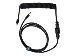 Ducky Premicord Coiled USB-A to USB-C Phantom Black Cable