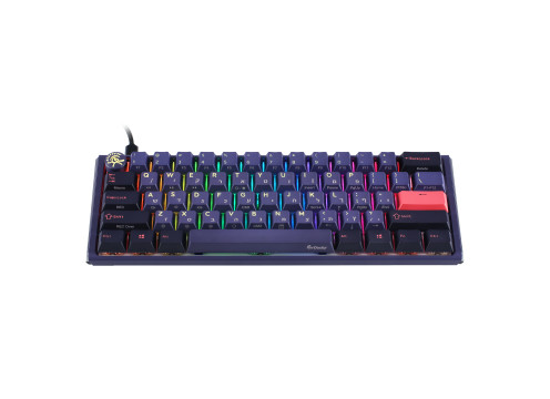 מקלדת מכנית Ducky One 3 Mini Cosmic Cherry Silver Switch