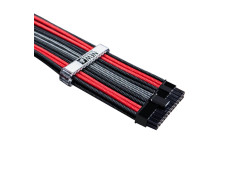 1StPlayer Steampunk Power Extension Cables Black-Red-Gray