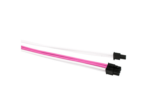 1StPlayer Steampunk 35cm Power Extension Cables White-Pink