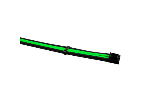 1StPlayer Steampunk 35cm Power Extension Cables Black-Green