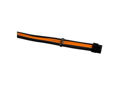 1StPlayer Steampunk 35cm Power Extension Cables Black-Orange